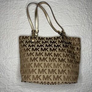 Michael Kors Brown Monogram Tote